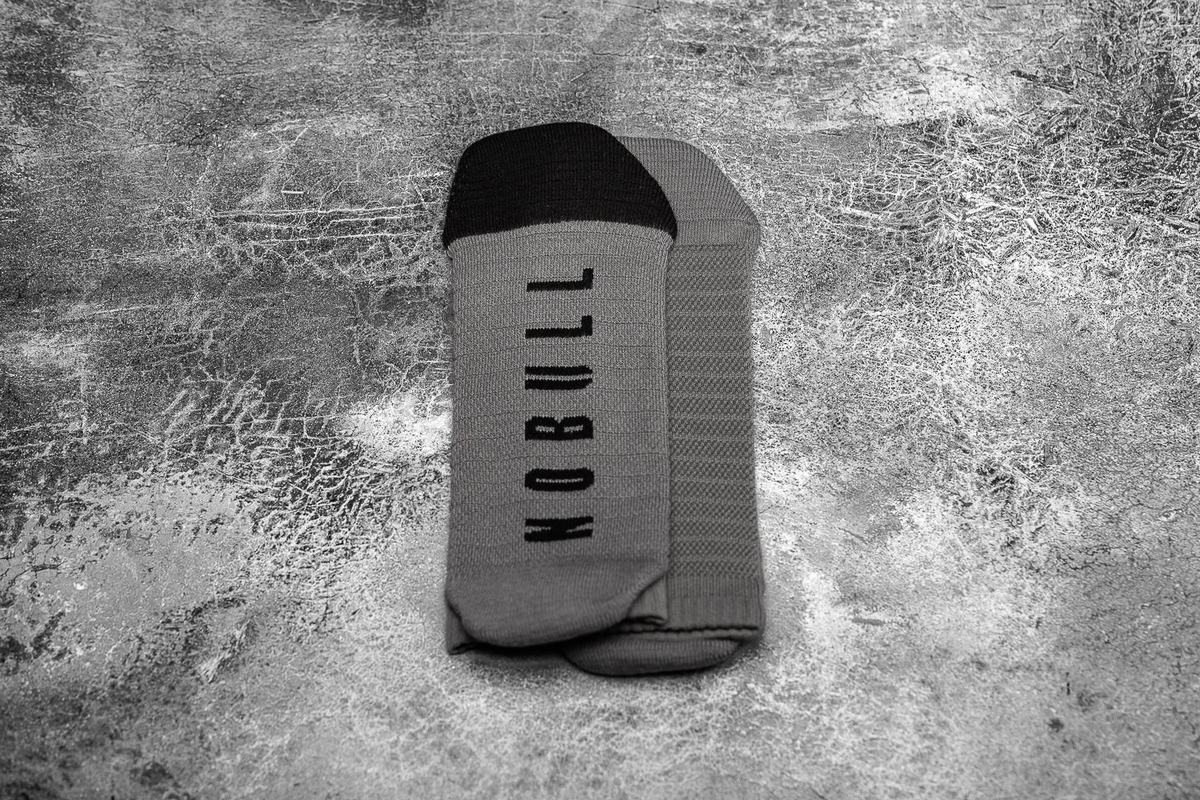 Nobull Low Men's Socks Dark Grey Black | Australia (IM3546)